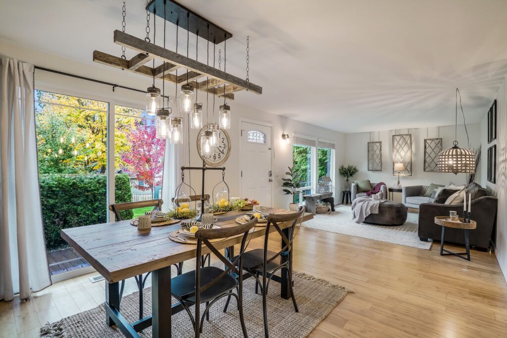 Green subway tile kitchen backsplash installed by professional tilers.